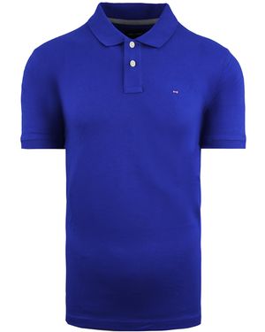Eden Park Paris Katoen Poloshirt - Blauw