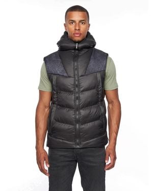 Duck and Cover Rierson Hooded Gilet (zwart) - Grijs