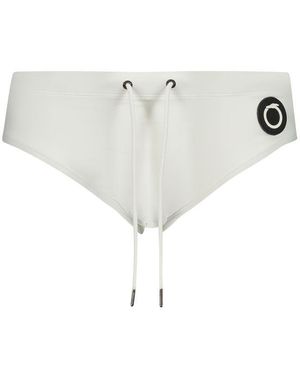 Trussardi Swim Brief Drawstring - White