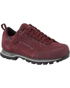 Craghoppers Jacara 2 Leather Trainers (Wildberry) - Red