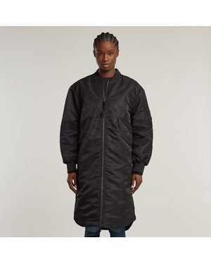 G-Star G-Star Raw Long Deconstructed Bomber - Black