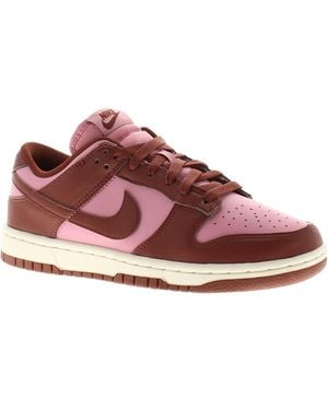 Nike Trainers Dunk Low Next Nature Lace Up Elemental - Red