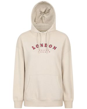 Mountain Warehouse Londen Grafische Hoodie - Naturel