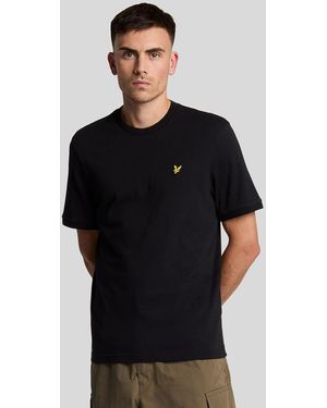Lyle & Scott And Ottoman Tipped T-Shirt - Black