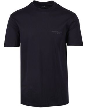 ARMANI EXCHANGE T-Shirt Deep Cotton - Black