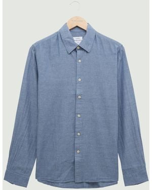 Peter Werth Harlan Ls Shirt - Blue