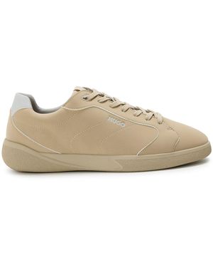 HUGO Tenn Fknu 10263197 01 Low Top Trainers - Natural