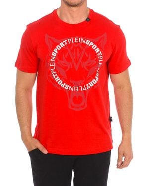 Philipp Plein Tips402 Short Sleeve T-Shirt - Red