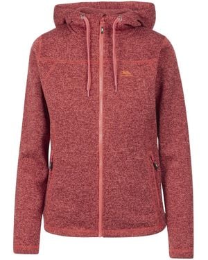 Trespass Ladies Odelia Fleece Jacket (Rose Tone) - Red