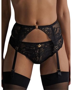 Aubade Pleasure Suspender Belt - Black