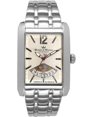 Yonger Stainless Steel Dial Watch - Metallic