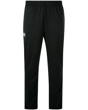 Canterbury Knitted Stretching Tapered Leg Jogging Bottoms - Black