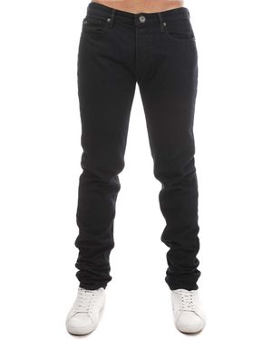 Emporio Armani J75 Slim-fit Jeans In Blauw - Zwart