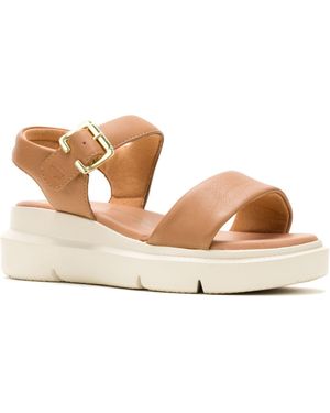Hush Puppies Uplift Leather Sandals - Metallic