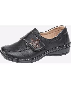 Boulevard Winona Shoes (Wide Fit) - Grey