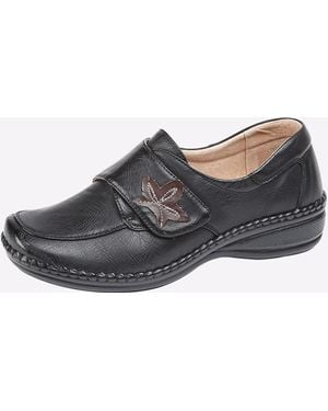 Boulevard Winona Shoes (Wide Fit) - Grey