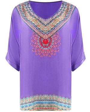 Inoa Tivoli Gardenia 12009 Silk Fish Top - Purple