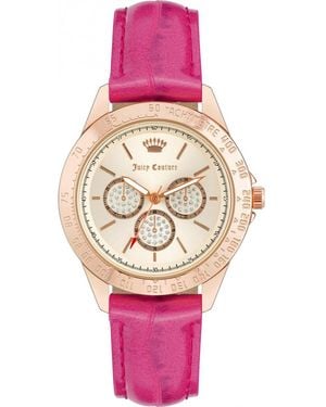 Juicy Couture Jc1220Rgpk Ladies Watch - Pink