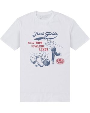 Park Fields New York Bowling Lanes T-Shirt Cotton - White