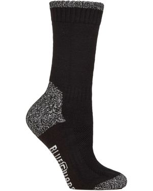 blueguard Ladies Crew Heavy Duty Boot Socks - Black
