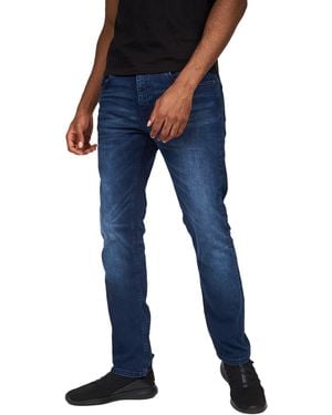 Crosshatch Svelte Stretch Jeans (Dark Wash) - Blue