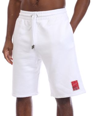 Off-White c/o Virgil Abloh Men's Off White Skate Sweat Shorts In Off White - Wit