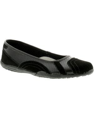 Strollers Flat Shoes Jackie Leather Slip On Leather (Archived) - Black