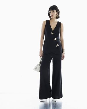 River Island Waistcoat Jumpsuit Hybrid - Blue