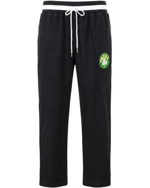 Mitchell & Ness Nba Boston Celtics Reversed Fleece Tearaway Track Trousers - Blue