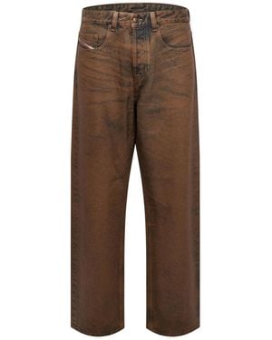 DIESEL 2001 D Macro Wide Leg Jeans - Brown