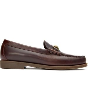 G.H. Bass & Co. Easy Weejun Lincoln Pull Up Shoes - Brown
