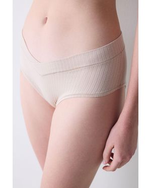 Penti High-Waist Ribbed Hipster Brief - Pink