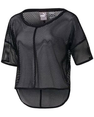 PUMA Active Explosive Mesh Top Drycell T-Shirt 515965 01 Ua89 - Black