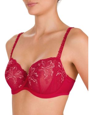 Conturelle by Felina Wild Lily Balcony Bra - Pink