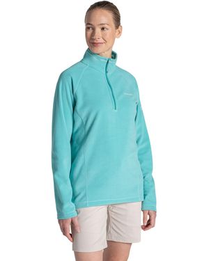 Craghoppers Ladies Miska Vi Half Zip Fleece (Glazed Aqua) - Blue