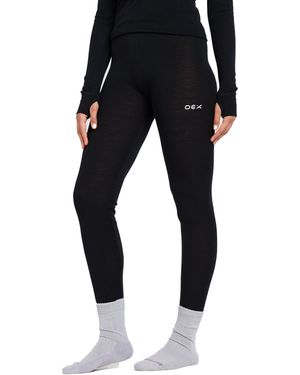 OEX Kelso Lightweight Merino Baselayer Trousers Made With 100% Wool - Black