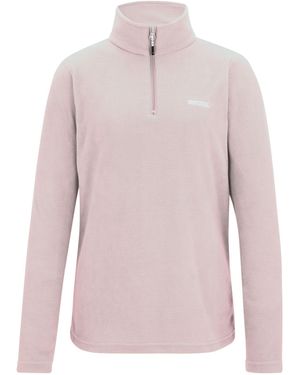 Regatta Great Outdoors /Ladies Sweetheart 1/4 Zip Fleece Top Haze) - Pink