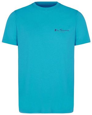 Ben Sherman Aqua T-Shirt - Blue