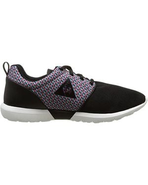Le Coq Sportif Dynacomf Geo Jacquard Trainers - Black