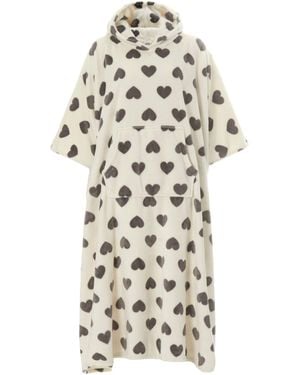 Sleep Snob Oversized Blanket Hoodie - White