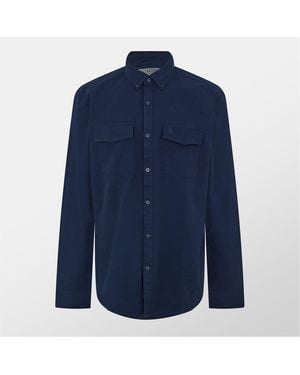 Original Penguin Regular Fit Long Sleeve Shirt - Blue