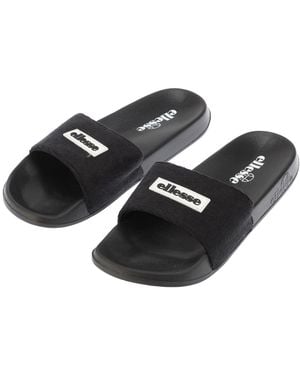 Ellesse Laxxes Open Toe Slide Sandals - Black