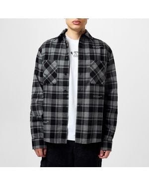 Off-White c/o Virgil Abloh Off Check Shirt - Black
