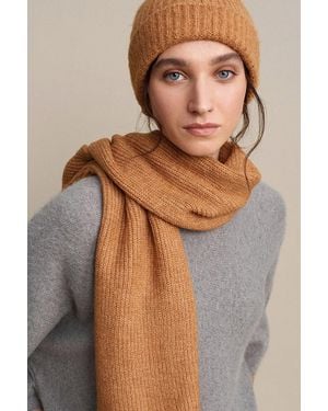 Dilvin Hat Scarf Glove Set - Brown