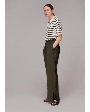 Whistles Nicola Full Length Trouser - Grey
