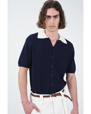 Giesto Cotton Shirt - Blue