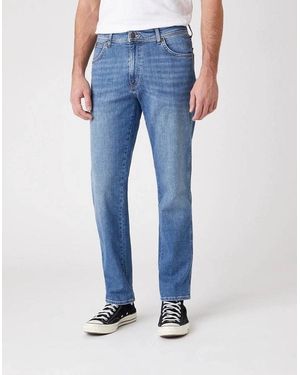Wrangler Texas Worn Broke - Blauw