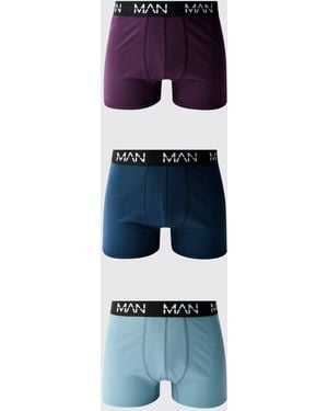 BoohooMAN 3 Pack Original Boxers - Blue