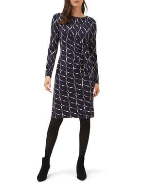 Phase Eight Ally Print Dress - Black