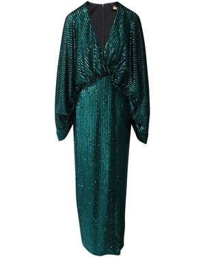 Elie Saab Laurel Pailletten Gown In Groene Polyester